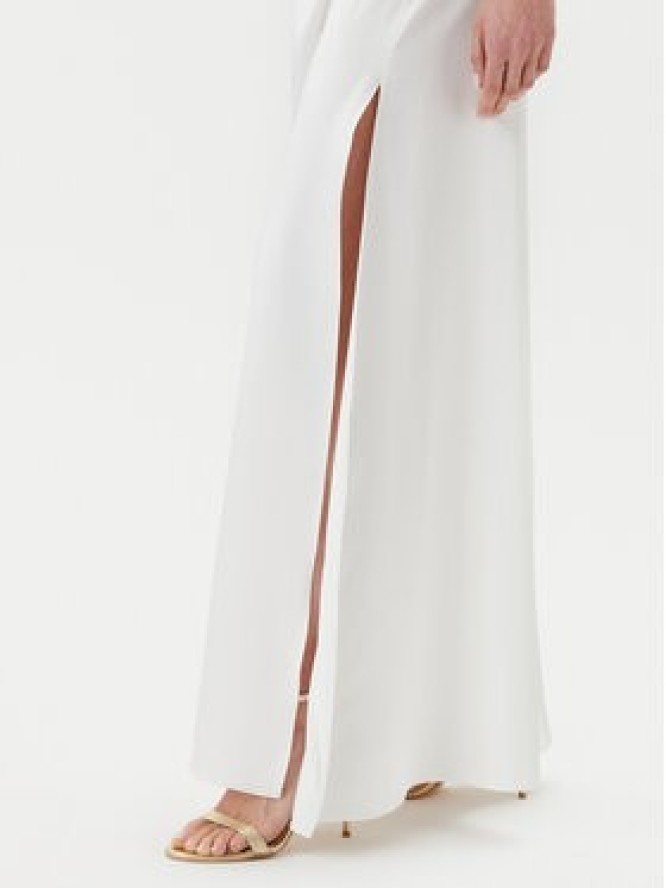 Rinascimento Sukienka wieczorowa CFC0123802003 Biały Regular Fit