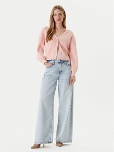 Guess Kardigan W5YR07 Z2ZK2 Różowy Oversize