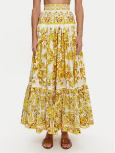 Dolce&Gabbana Spódnica maxi F4CX0T HH5A5 Żółty Regular Fit
