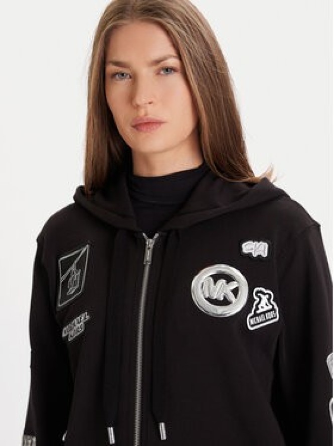 MICHAEL Michael Kors Bluza MF551WQ4MY Czarny Relaxed Fit