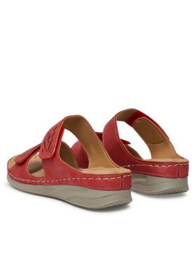 Clara Barson Klapki WYL05010-11 Czerwony