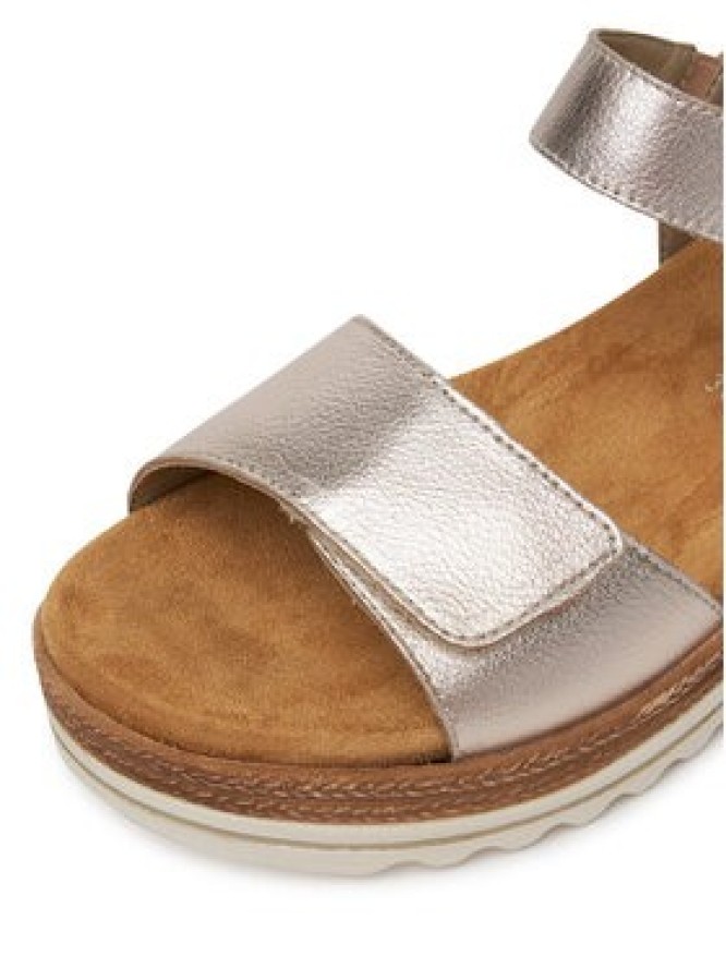 Remonte Sandały D0Q52-31 Złoty