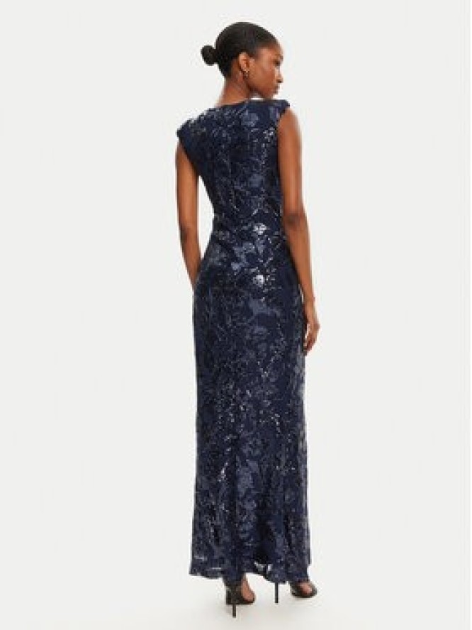 Rinascimento Sukienka wieczorowa CFC0123067003 Granatowy Regular Fit