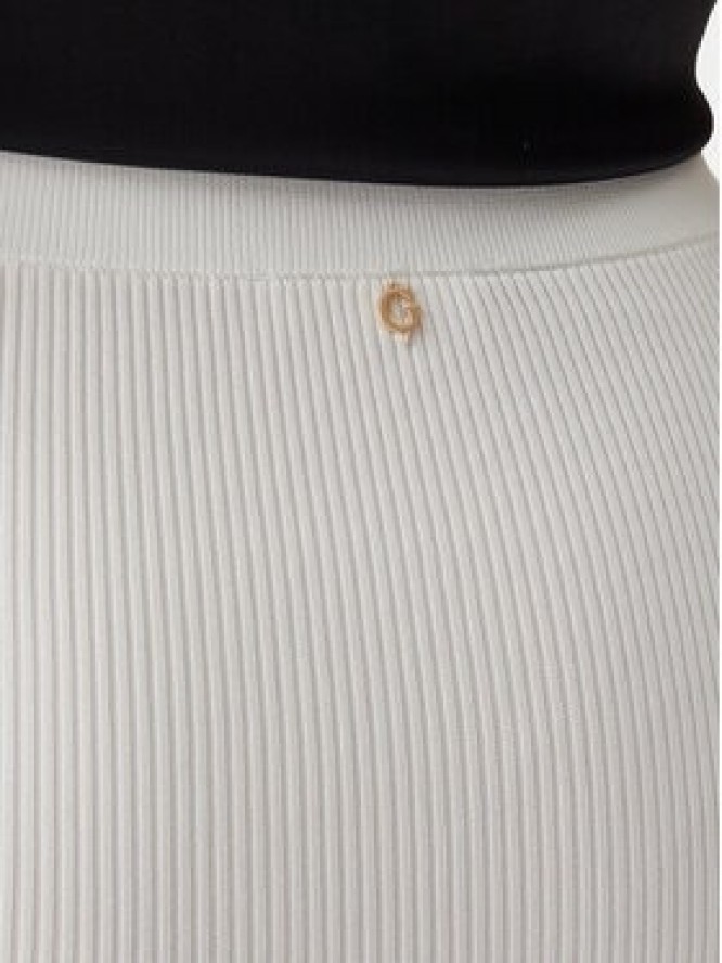 Guess Spódnica ołówkowa W5GD88Z3L10 Écru Slim Fit