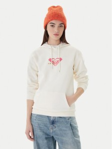 Roxy Bluza Vl Surf Stoked Hoodie Brushed ERJFT05028 Beżowy Regular Fit