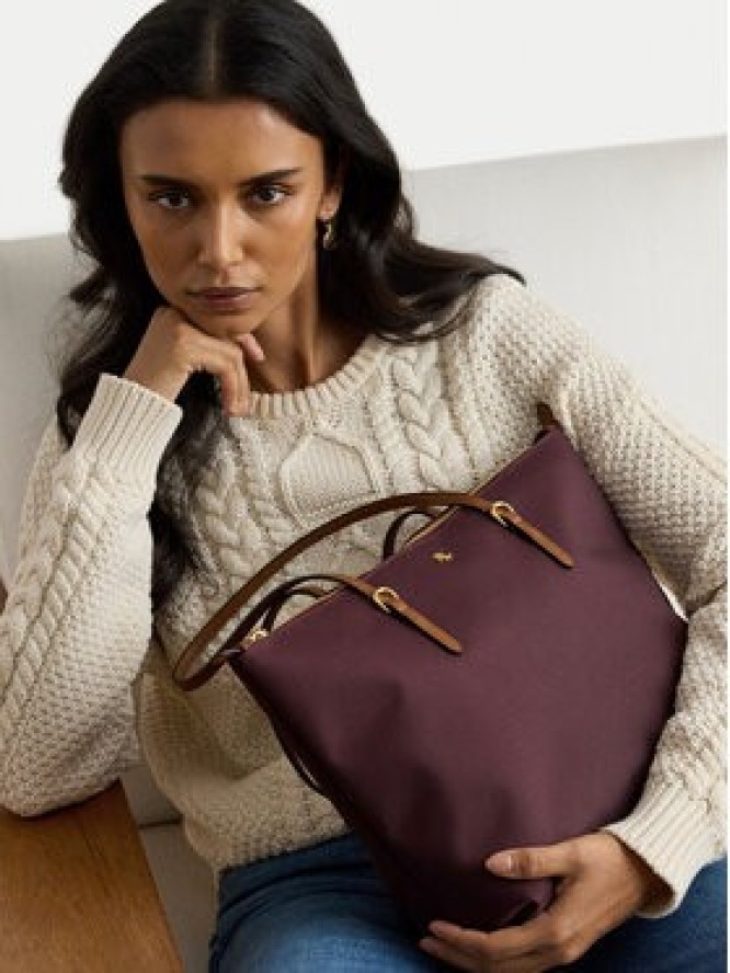 LAUREN RALPH LAUREN Torebka 431916737045 Bordowy