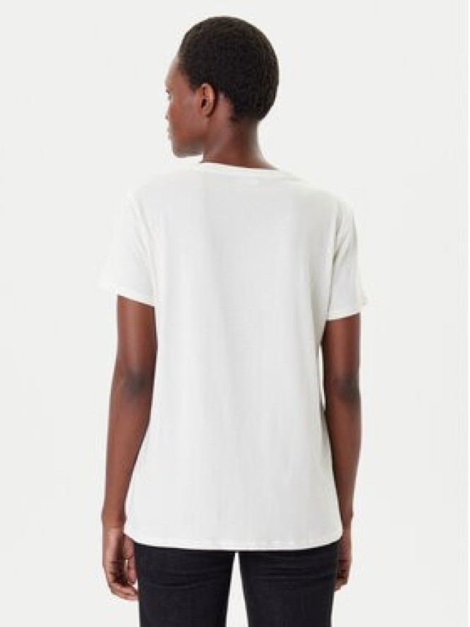 Liu Jo Sport T-Shirt TF5280 JS923 Écru Regular Fit