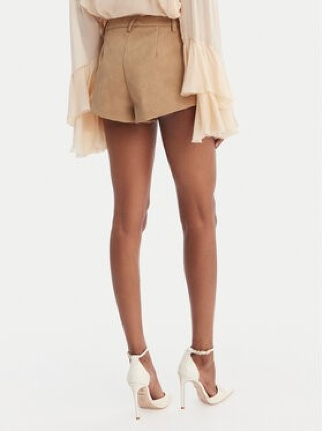 Bardot Szorty z imitacji skóry Jayla 60059PB2 Brązowy Slim Fit