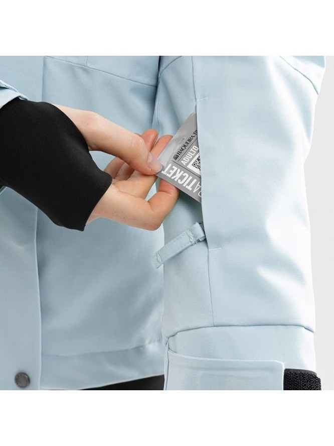 Siroko Kurtka narciarska "W4-W" w kolorze błękitnym rozmiar: L