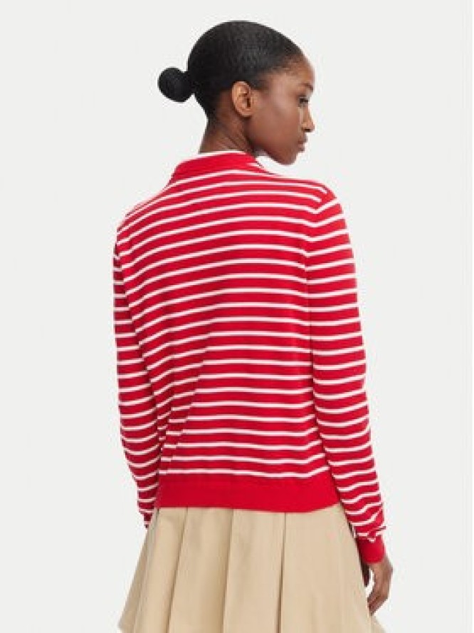 Tommy Jeans Sweter Essential DW0DW20159 Czerwony Regular Fit