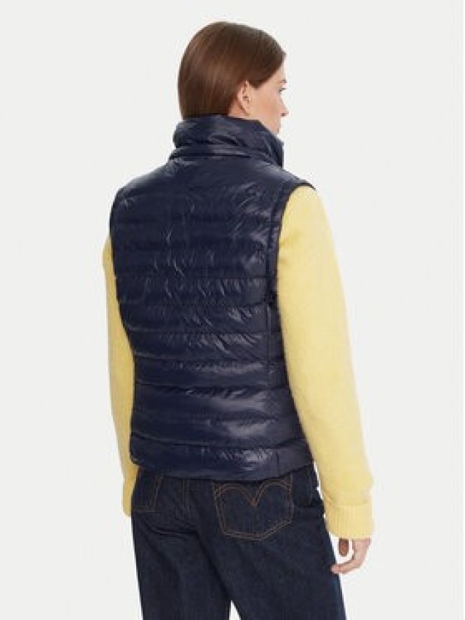 Tommy Hilfiger Bezrękawnik WW0WW47352 Granatowy Slim Fit