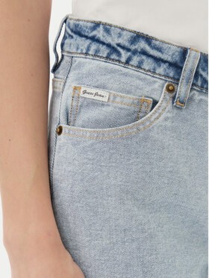 Guess Jeans Jeansy W5YA0Y D5M56 Niebieski Wide Leg