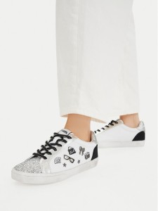 KARL LAGERFELD Sneakersy KL60118E Biały