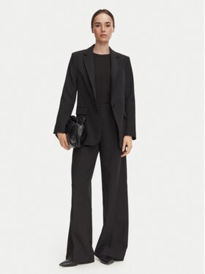 BOSS Spodnie materiałowe C_Tiwi2 50580299 Czarny Regular Fit