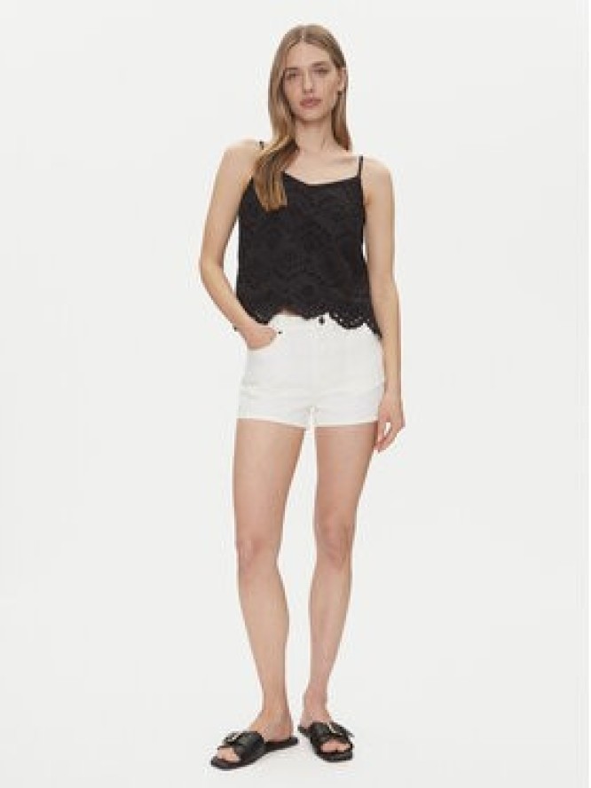 Pieces Top Vilde 17156563 Czarny Regular Fit