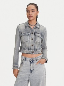 Miss Sixty Kurtka jeansowa 6S1WJ50100 Niebieski Slim Fit