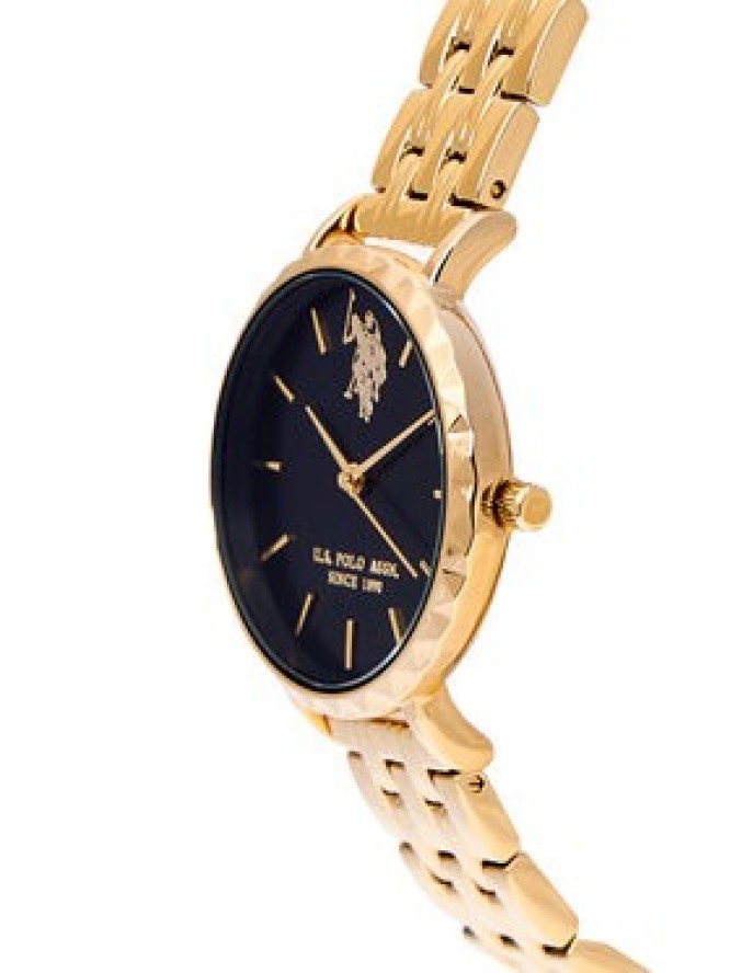 U.S. Polo Assn. Zegarek Arya USP8373BK Złoty