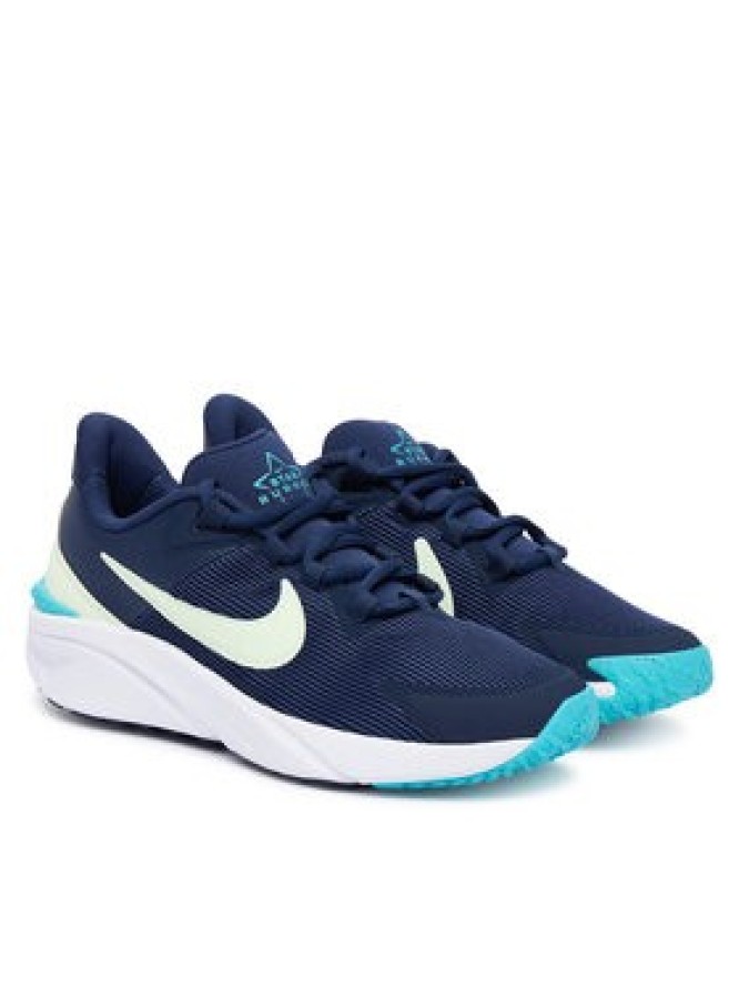 Nike Buty do biegania Star Runner 4 Nn (GS) DX7615 409 Granatowy
