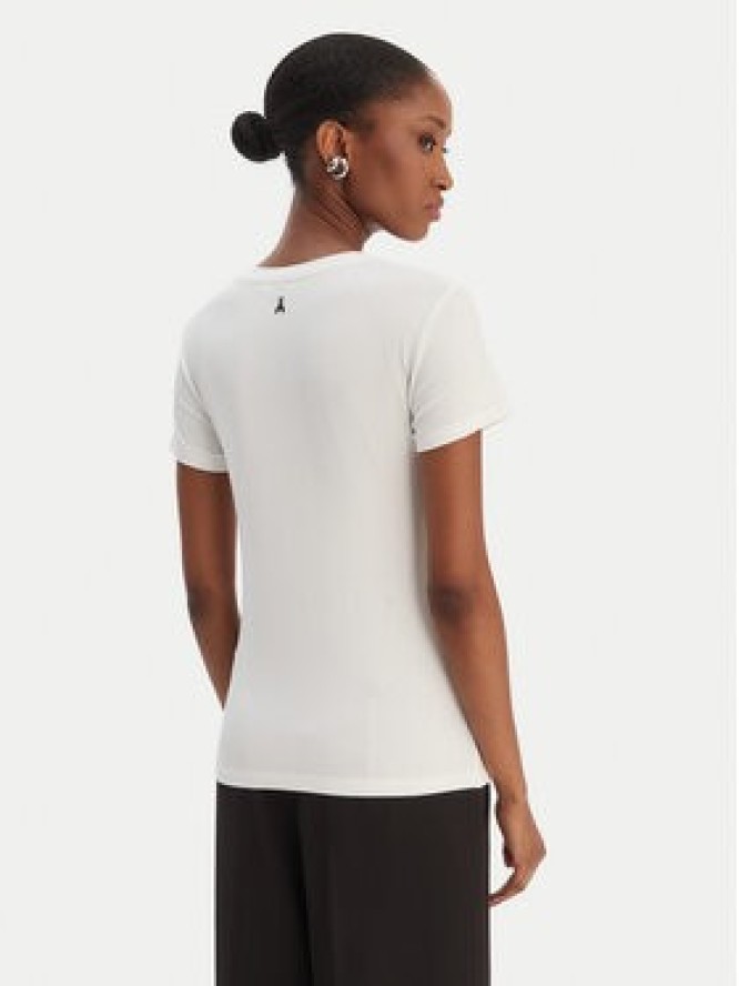 Patrizia Pepe T-Shirt 8M1807/J051-W146 Biały Regular Fit