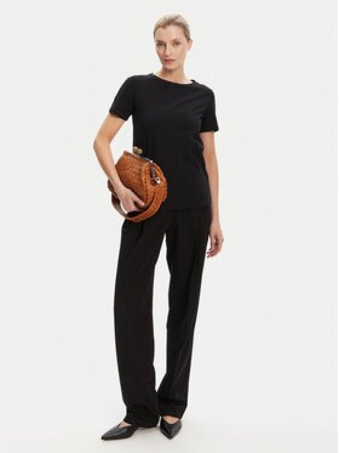 Weekend Max Mara T-Shirt Multib 2525976011 Czarny Regular Fit