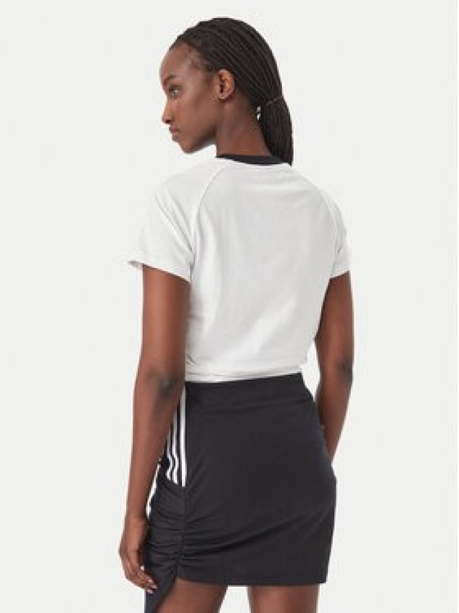 adidas T-Shirt Adiluna Season 2 X Jennie Layered LD4968 Biały Regular Fit