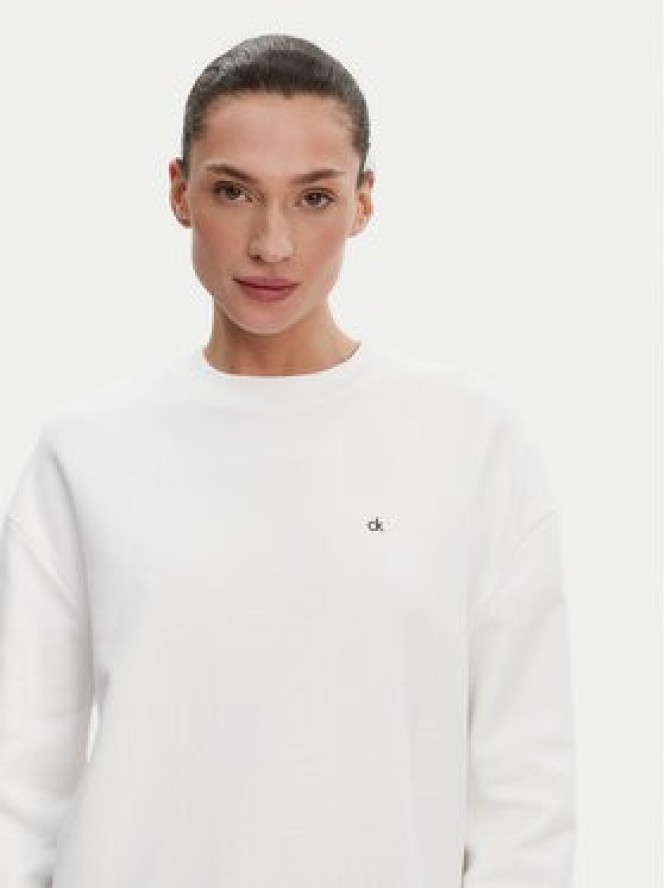 Calvin Klein Bluza K20K208092 Biały Regular Fit