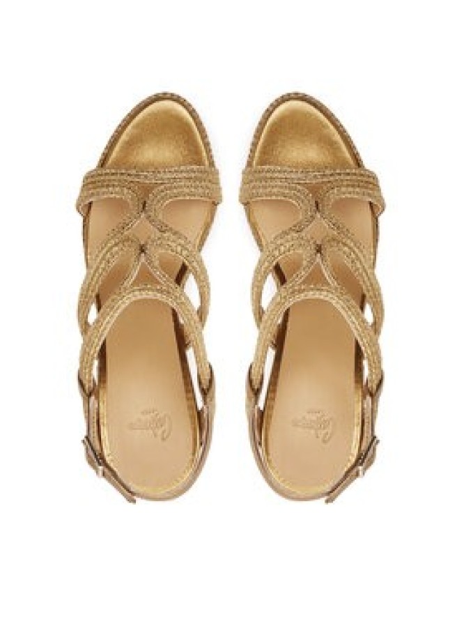 Castañer Espadryle Jera/266 025562 Złoty
