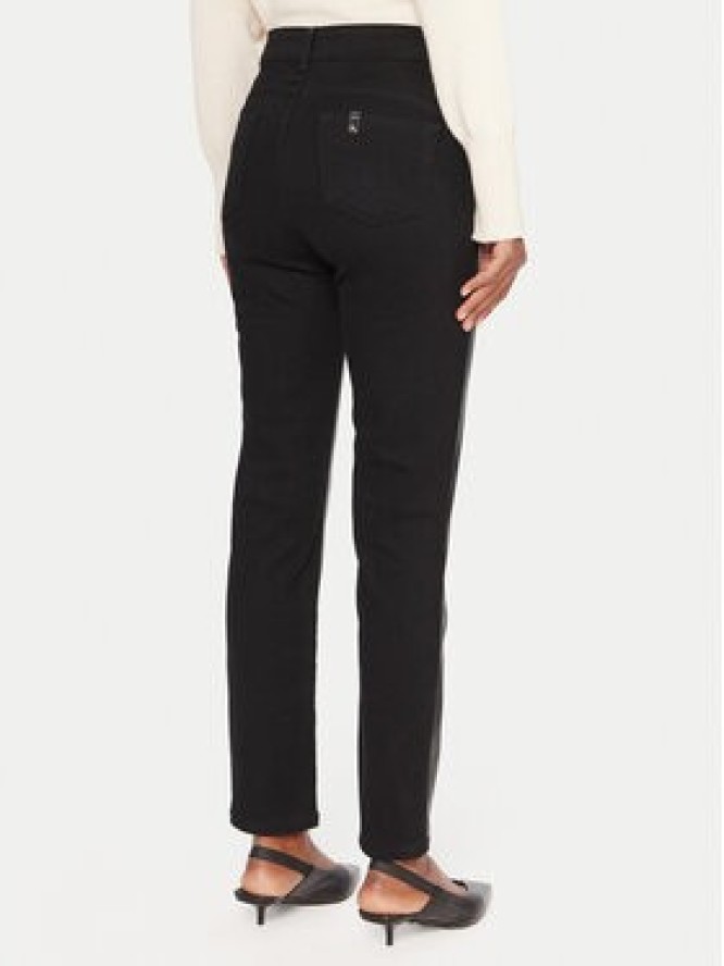 Liu Jo Spodnie z imitacji skóry UF5035 E0747 Czarny Skinny Fit