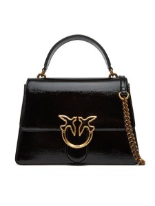 PINKO Torebka Love One Top Handle Classic Light PE 25 PLTT 100066 A1UV Czarny