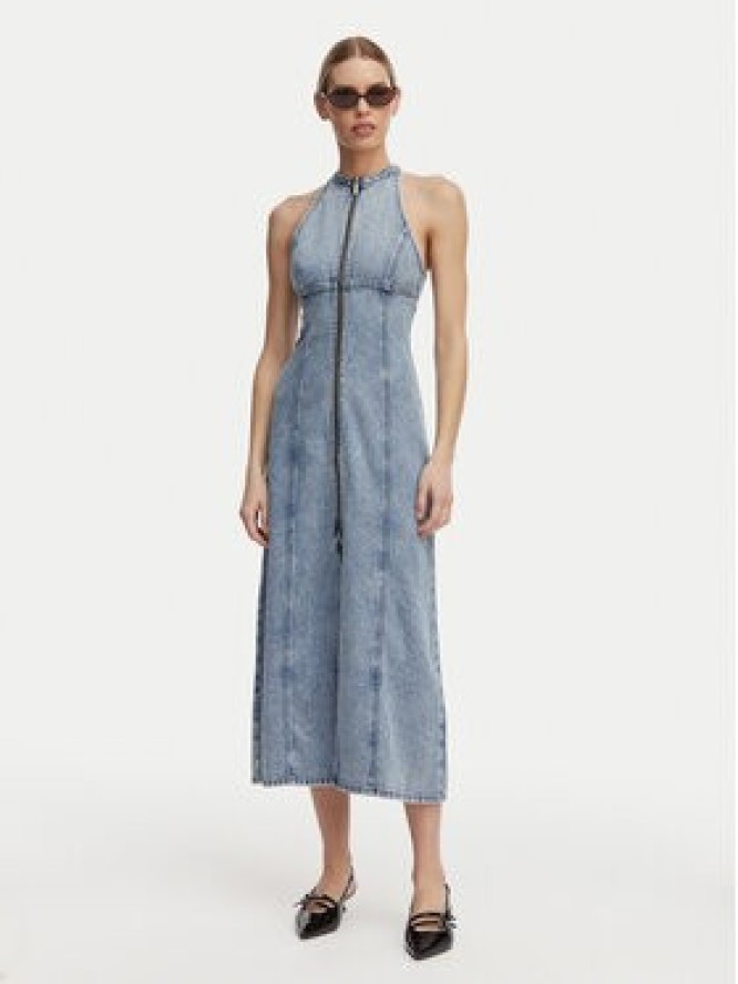 Armani Exchange Sukienka jeansowa XW002261 AF21338 MB001 Niebieski Regular Fit