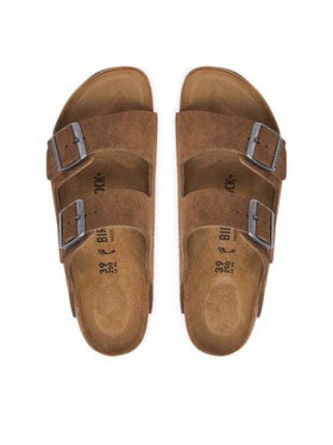 Birkenstock Klapki Arizona 1032717 Beżowy ciemny