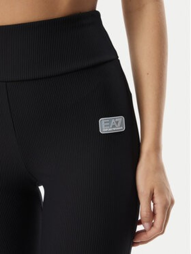 EA7 Emporio Armani Legginsy 7W001338 AF15721 UC001 Czarny Slim Fit