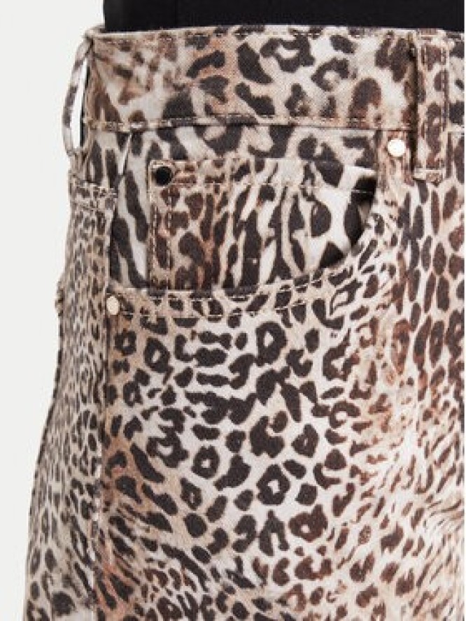 Guess Jeansy W6BA1A W4343 Brązowy Wide Leg
