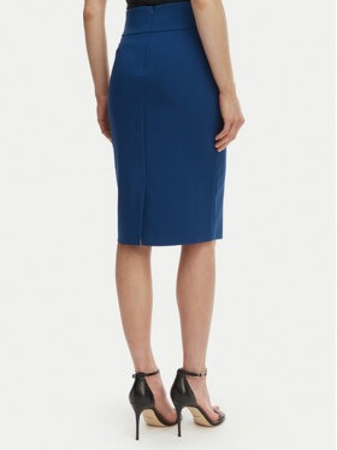 Rinascimento Spódnica ołówkowa CFC0128651003 Niebieski Slim Fit