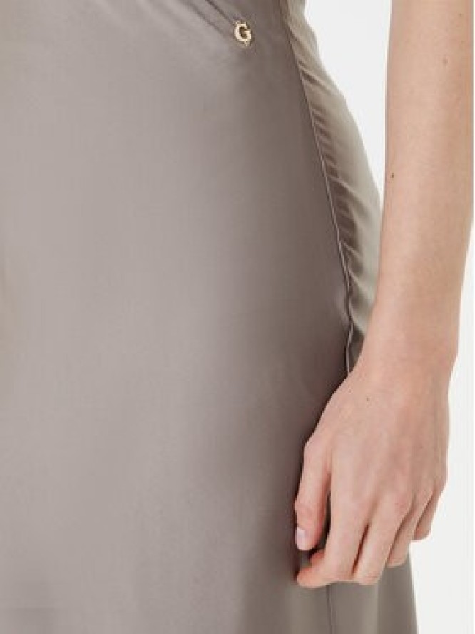 Guess Spódnica midi W5YD55 WF1T2 Szary Regular Fit