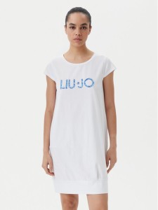 Liu Jo Beachwear Sukienka codzienna VA5194 JS003 Biały Regular Fit