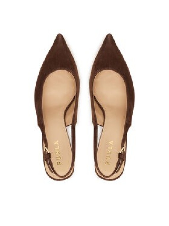 Furla Szpilki Aria Slingback YL591FA C10000 CN 2460S Brązowy