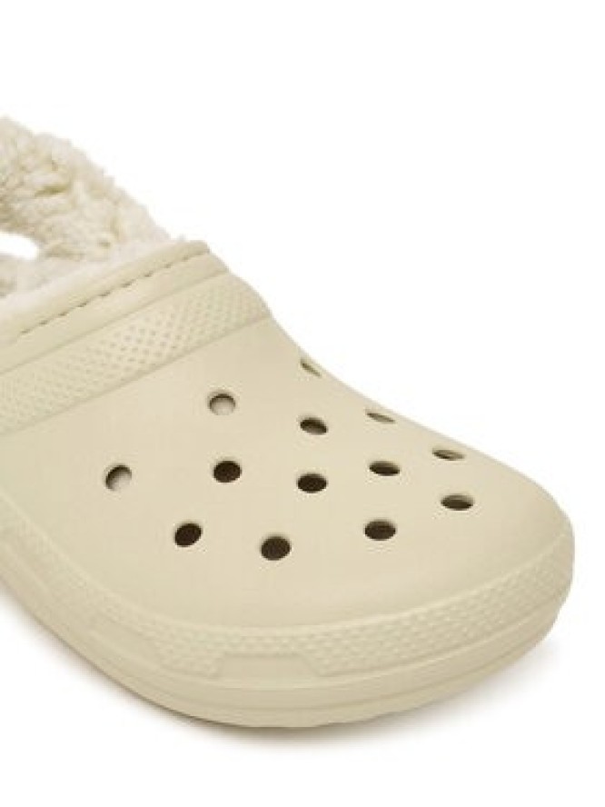Crocs Klapki Classic Fleece Lined Clog Quartz 211396 Beżowy