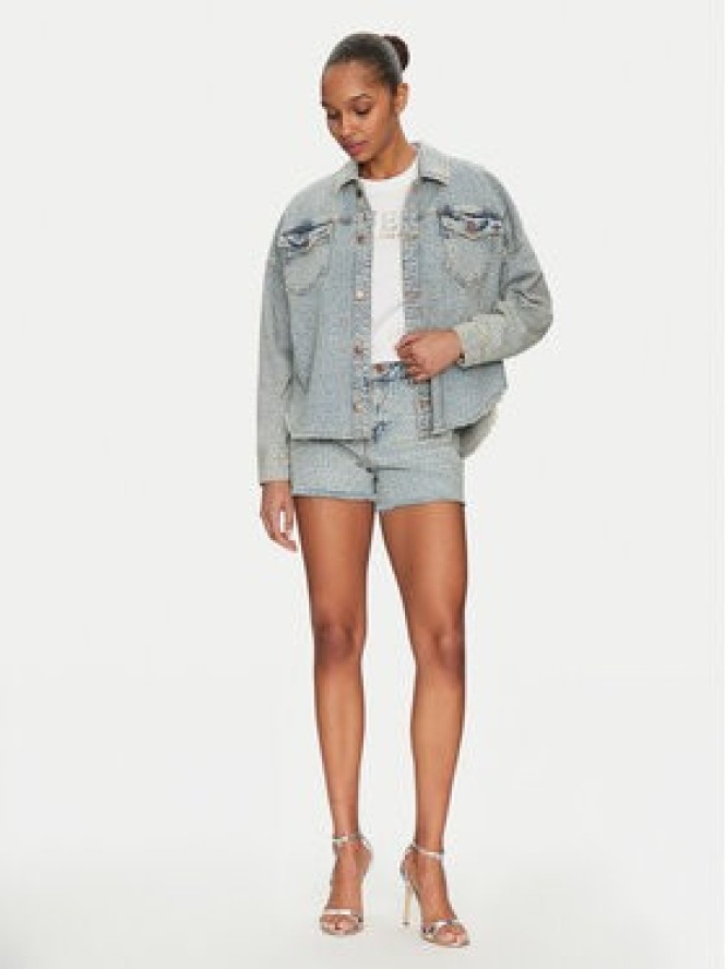 Guess Kurtka jeansowa W5GN90 D5LQ2 Niebieski Regular Fit
