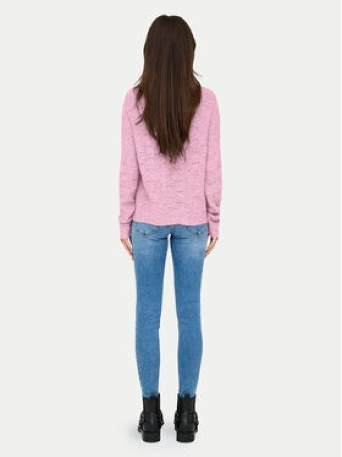 ONLY Sweter 15234745 Różowy Regular Fit