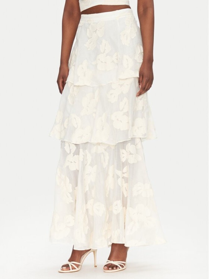 ACCESS FASHION Spódnica maxi 53-6025-558 Écru Regular Fit