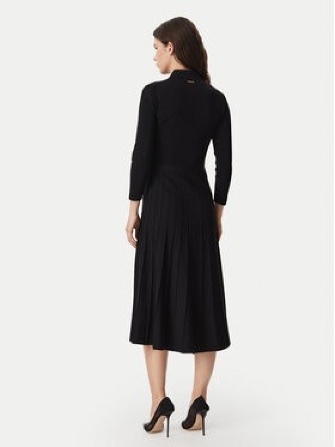 MICHAEL Michael Kors Sukienka dzianinowa MT683J3BFD Czarny Slim Fit