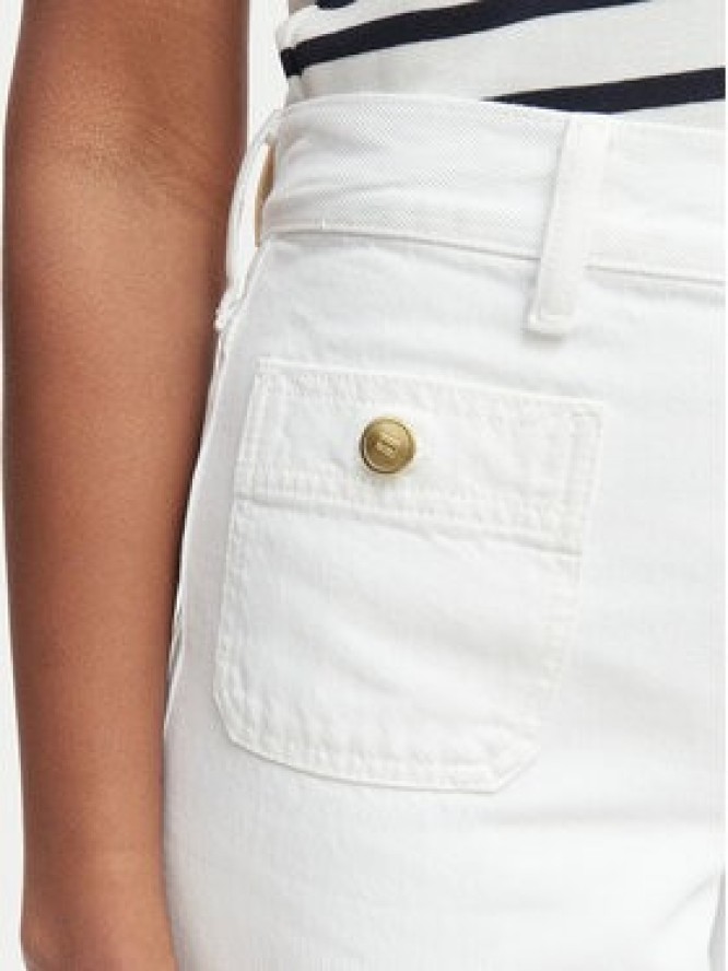 Tommy Hilfiger Jeansy 70s WW0WW48576 Biały Wide Leg