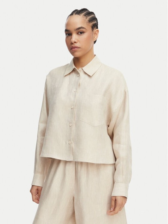 Weekend Max Mara Koszula Capo 2615041022 Beżowy Regular Fit