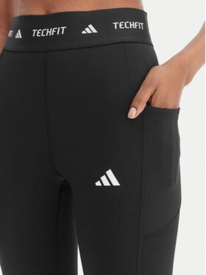 adidas Legginsy TECHFIT Stash Pocket IT2282 Czarny Slim Fit