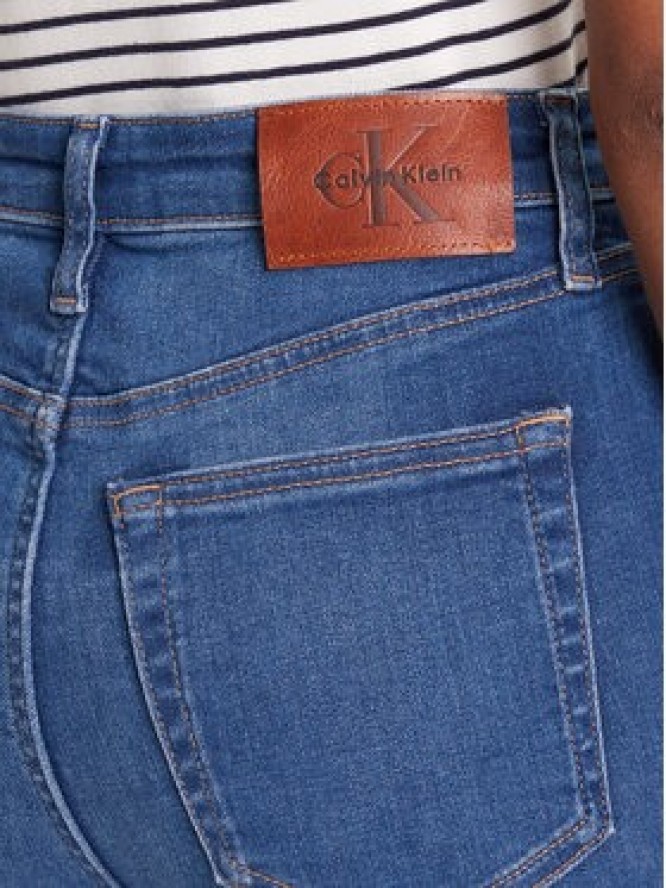 Calvin Klein Jeans Jeansy LV047B773G Granatowy Skinny Fit