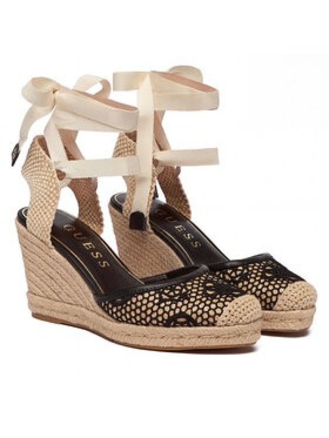 Guess Espadryle FLJCHY FAL04 Czarny
