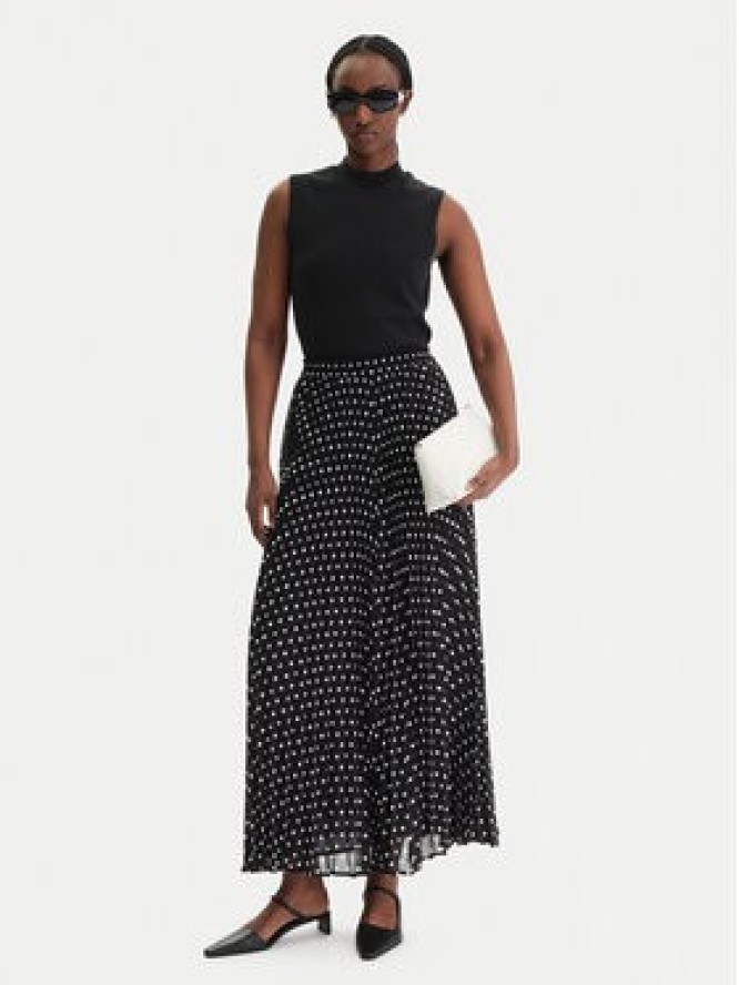 MICHAEL Michael Kors Spódnica maxi MR670J5K9J Czarny Regular Fit