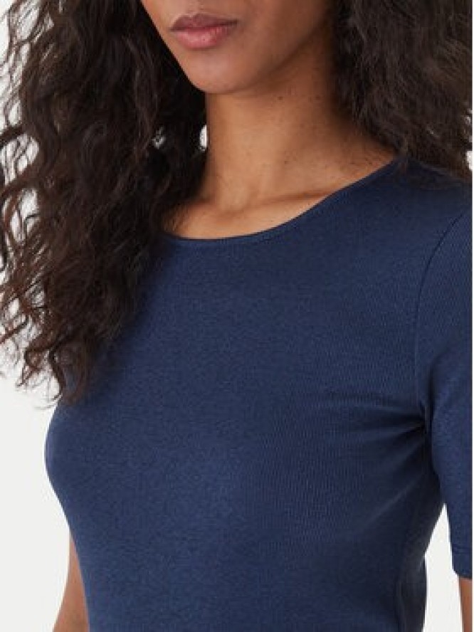 Fracomina T-Shirt FS26ST7008K420Q7 Granatowy Slim Fit