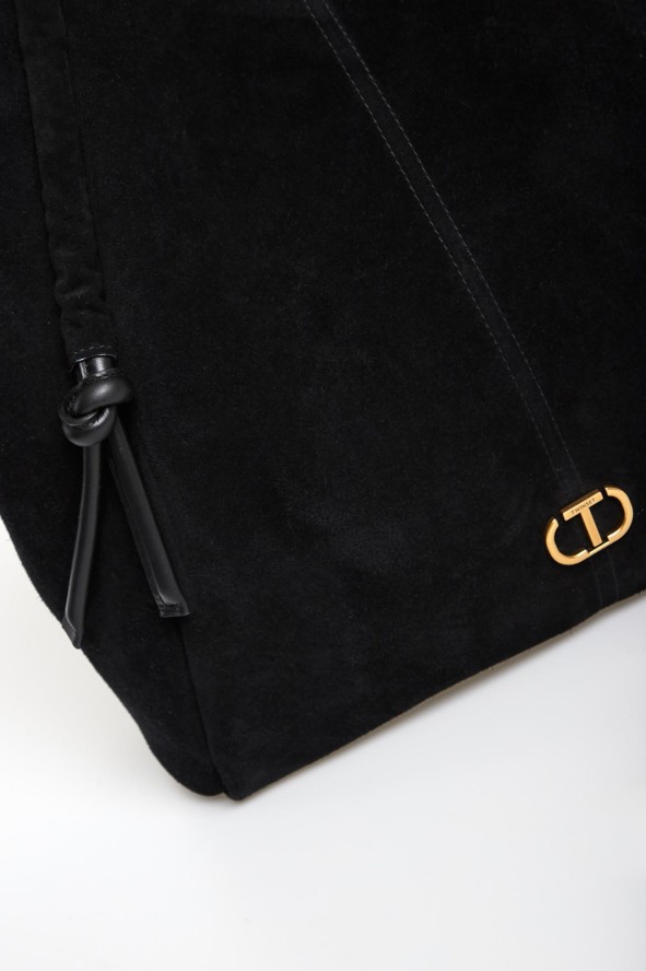 Torebka damska zamszowy shopper TWINSET